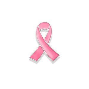 Breast Cancer Pink Ribbon Enamel Pins 5-1